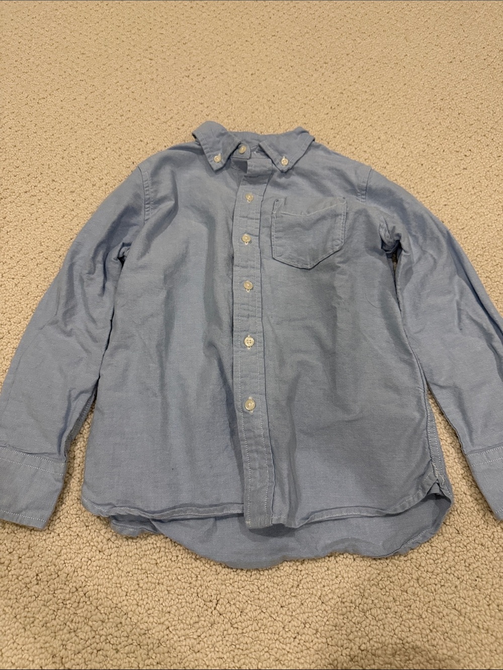 Boy’s Light Blue Button-Down Oxford Shirt